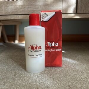 Alpha Hydrox The Original Foaming Face Wash Clarifying Cleanser 6oz HTF Neoteric